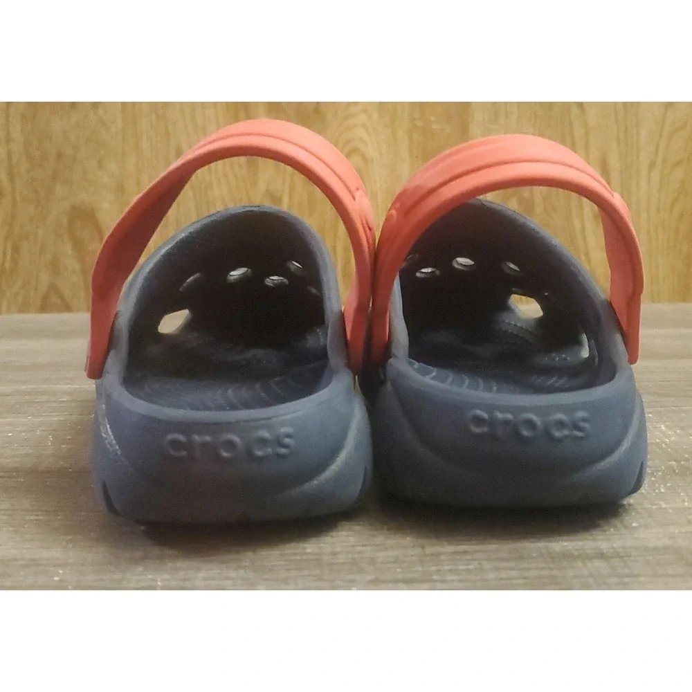 Crocs Swiftwater‎ Clogs Youth Size 13 Navy Red